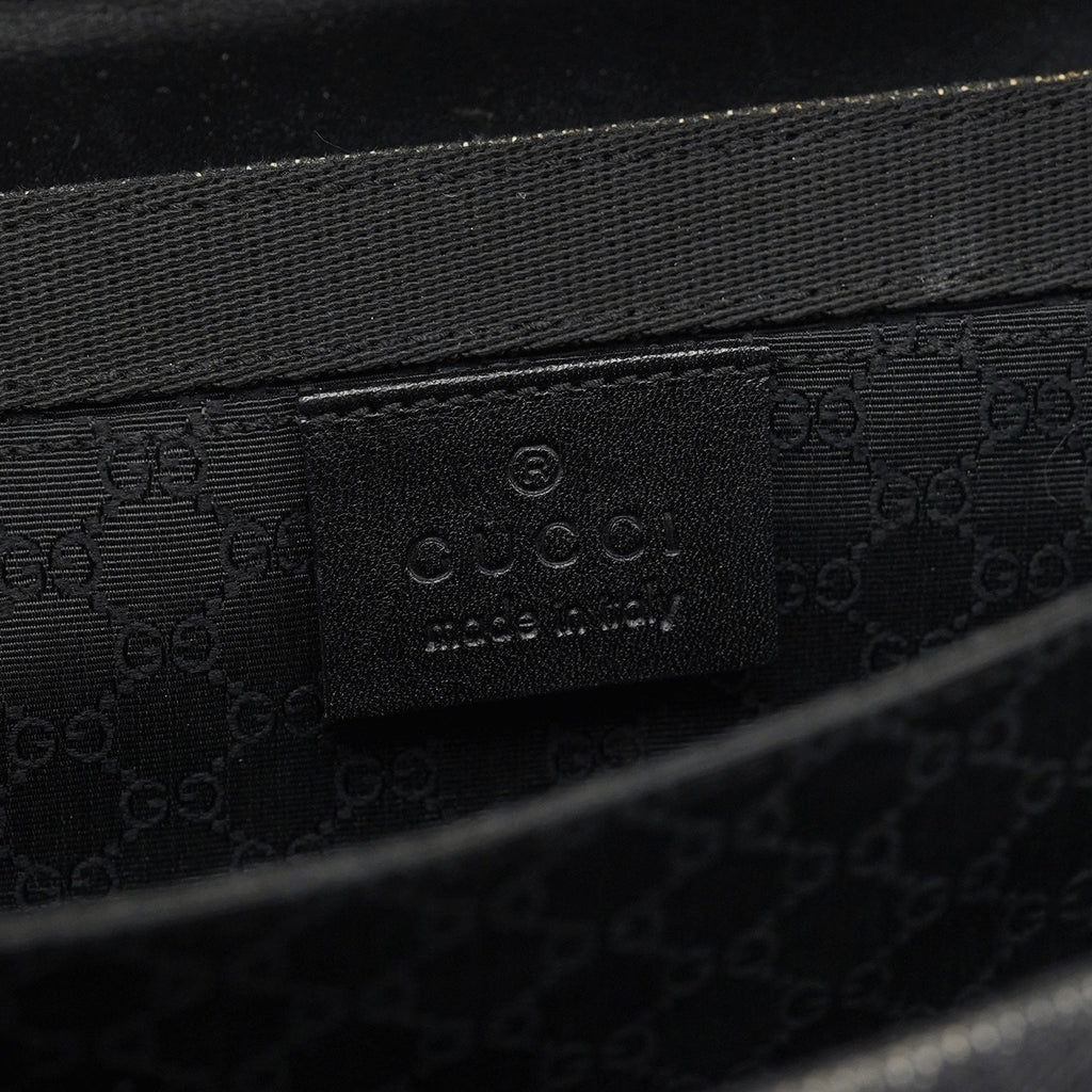 Anthracite Denim Flap Shoulder Bag