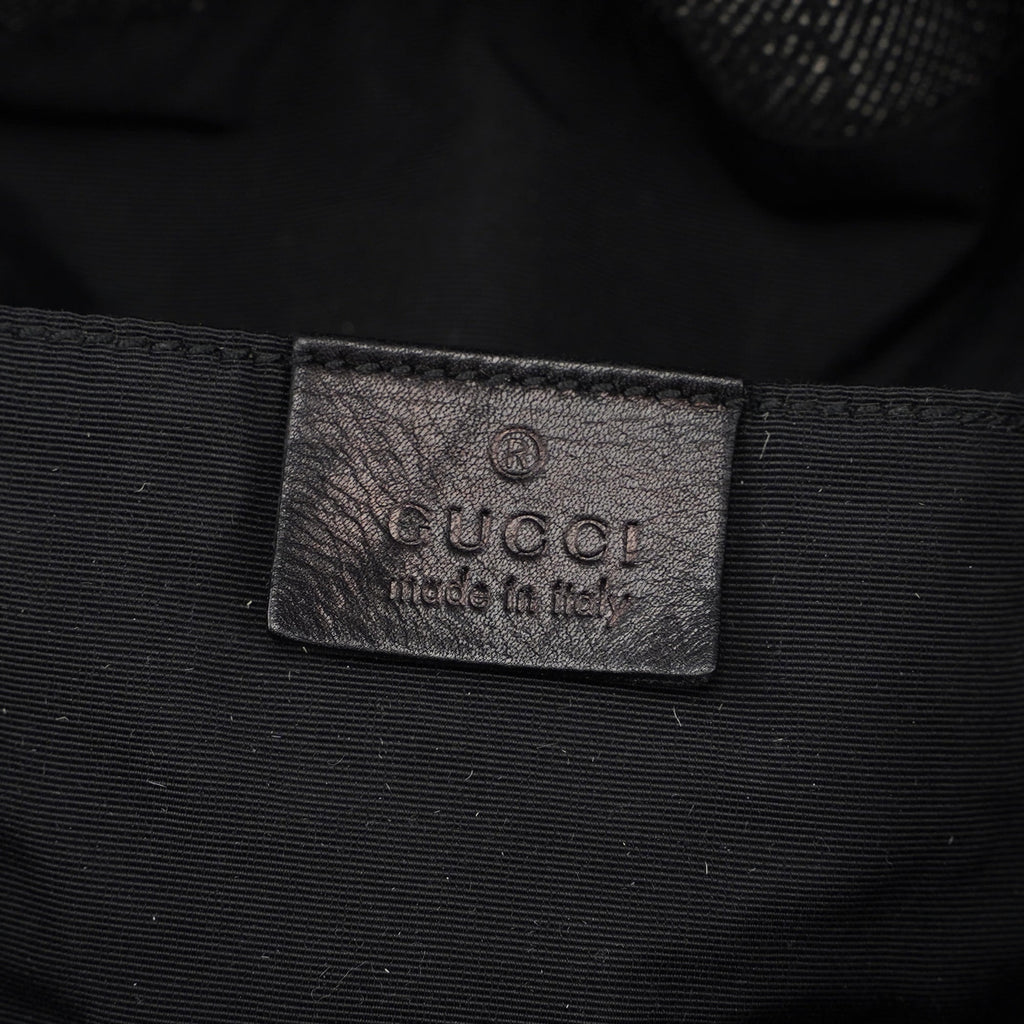 Anthracite Denim GG Bamboo Bag