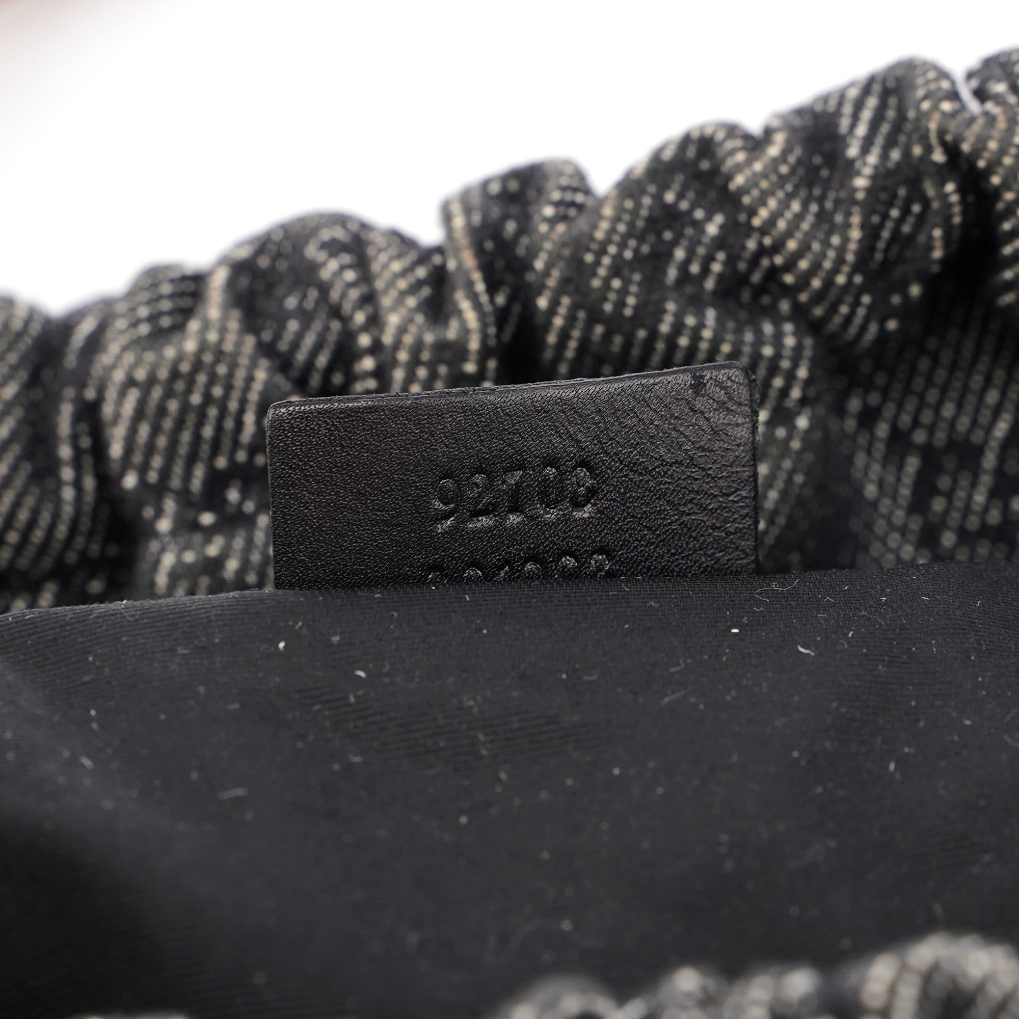 Anthracite Denim GG Bamboo Bag
