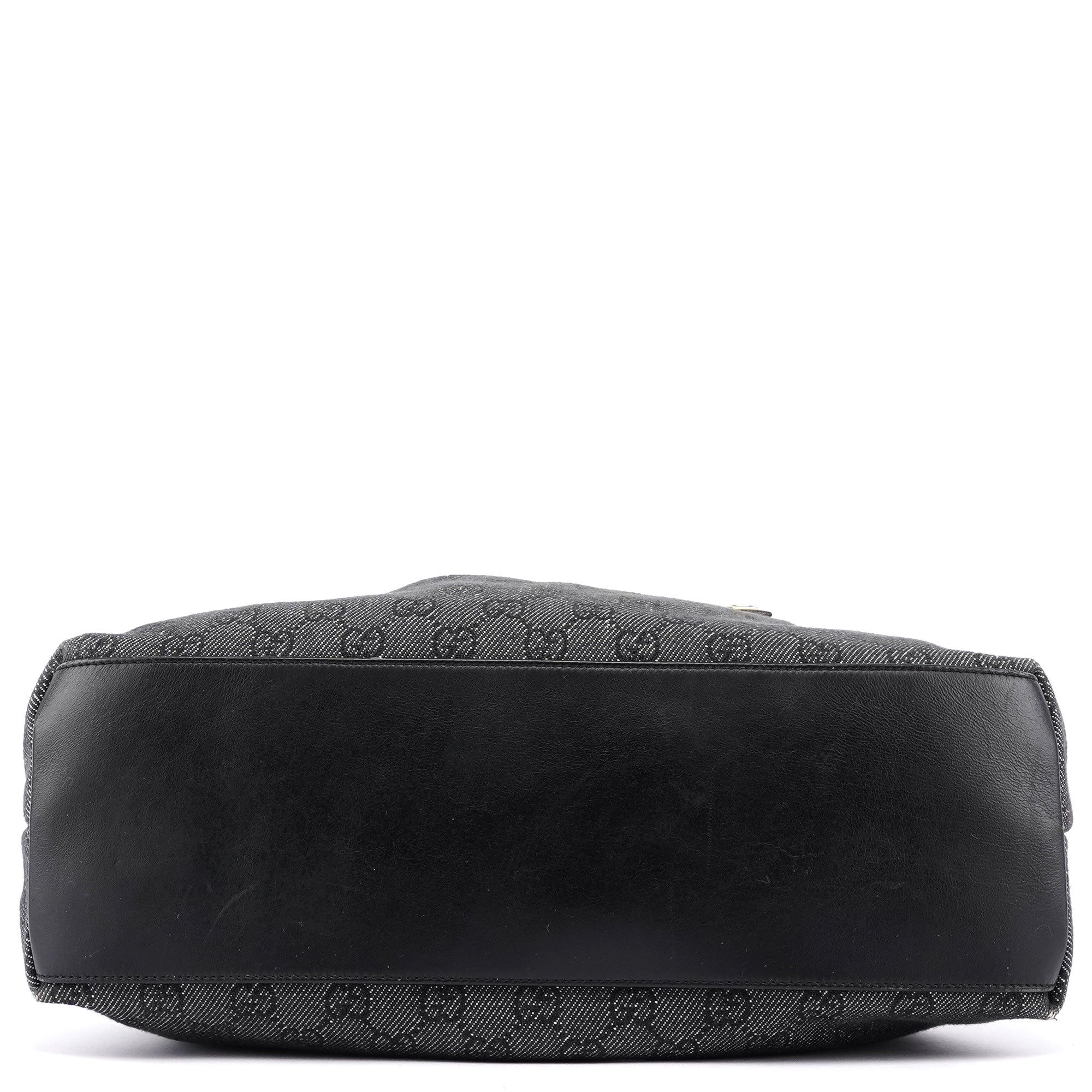 Anthracite Denim GG Bamboo Bag