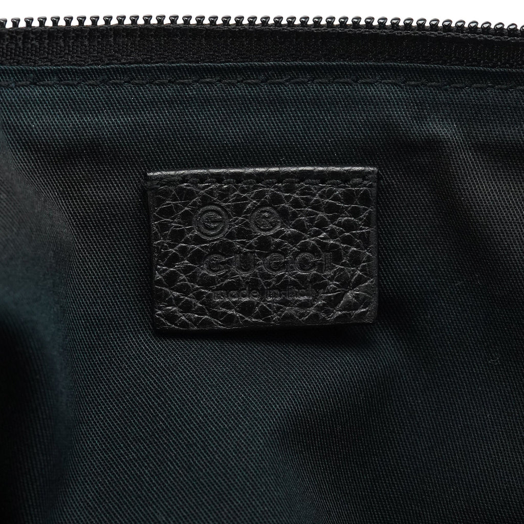 Anthracite Denim GG Boat Pochette