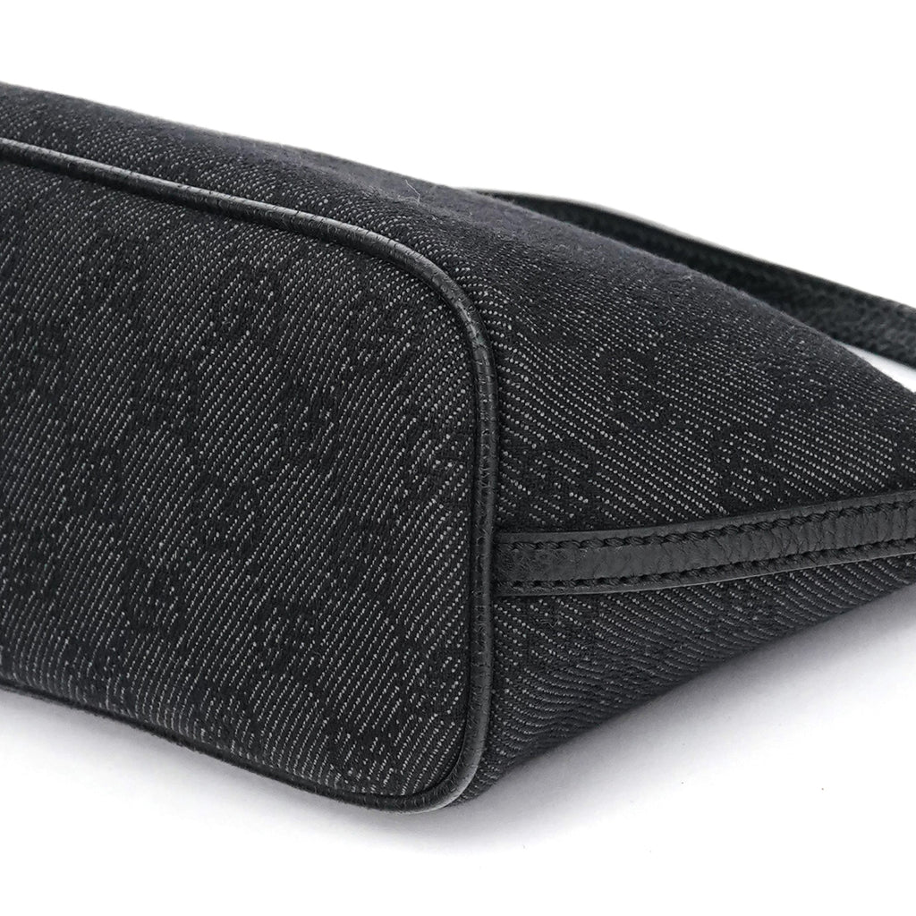 Anthracite Denim GG Boat Pochette