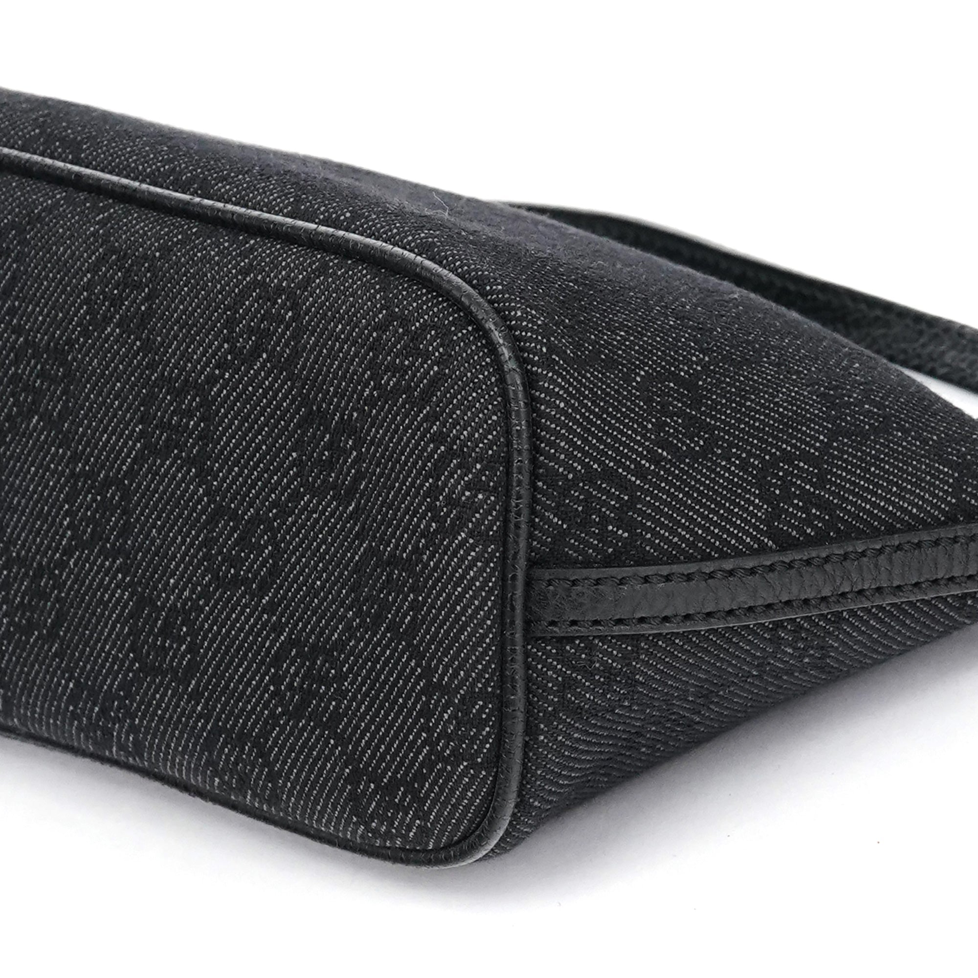 Anthracite Denim GG Boat Pochette