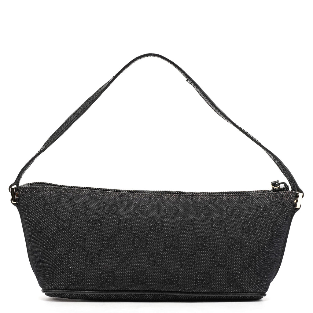 Anthracite Denim GG Boat Pochette