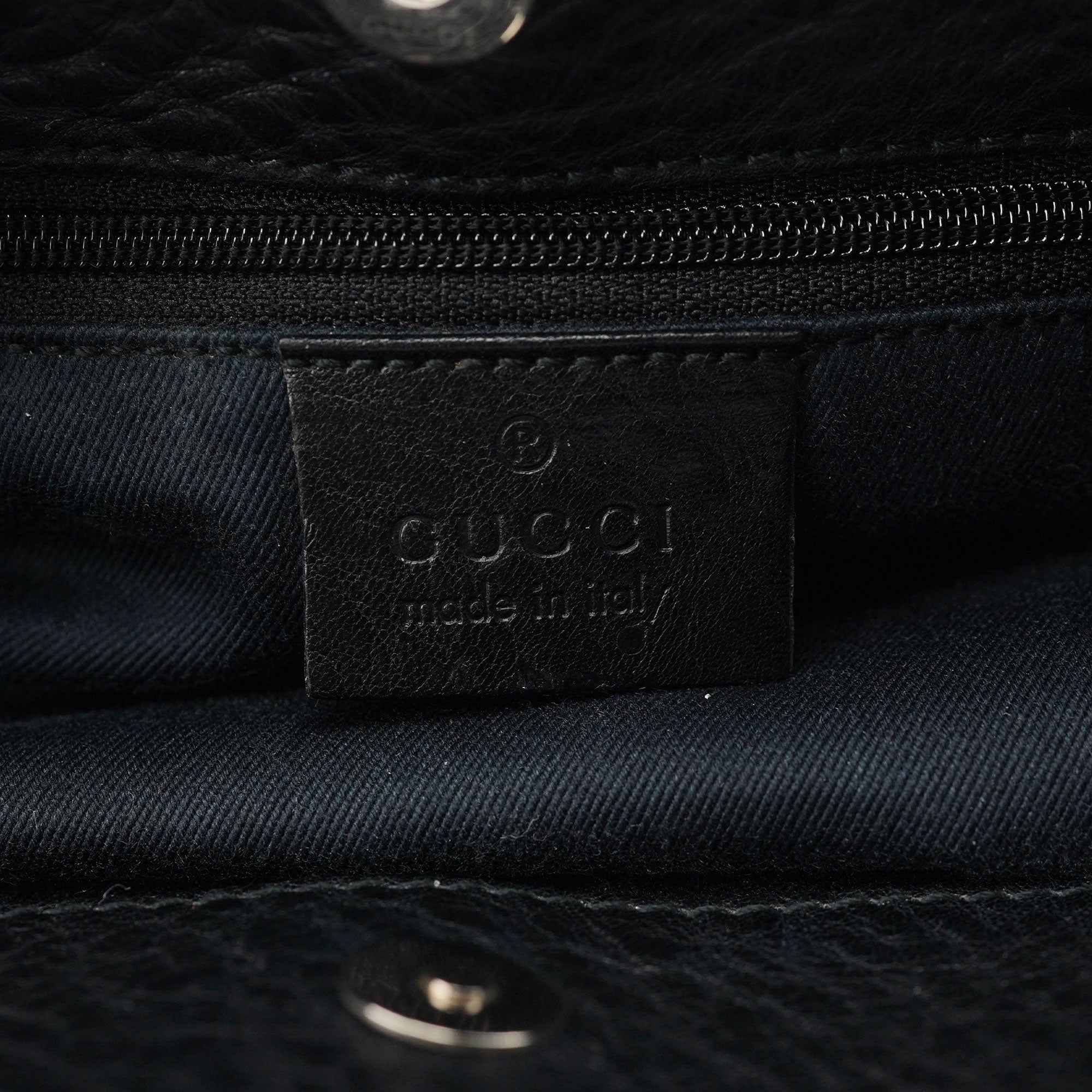 Anthracite Denim GG Horsebit Tote Bag