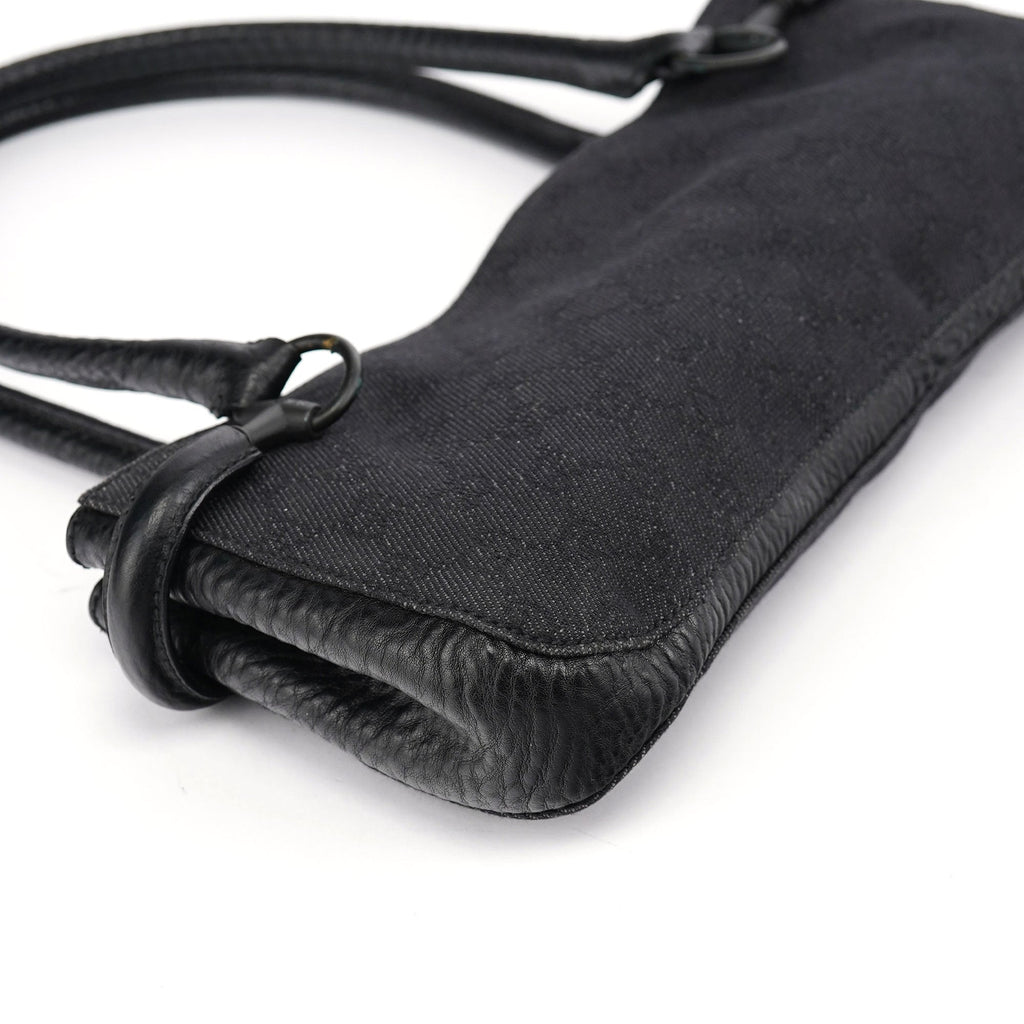 Anthracite Denim GG Horsebit Tote Bag