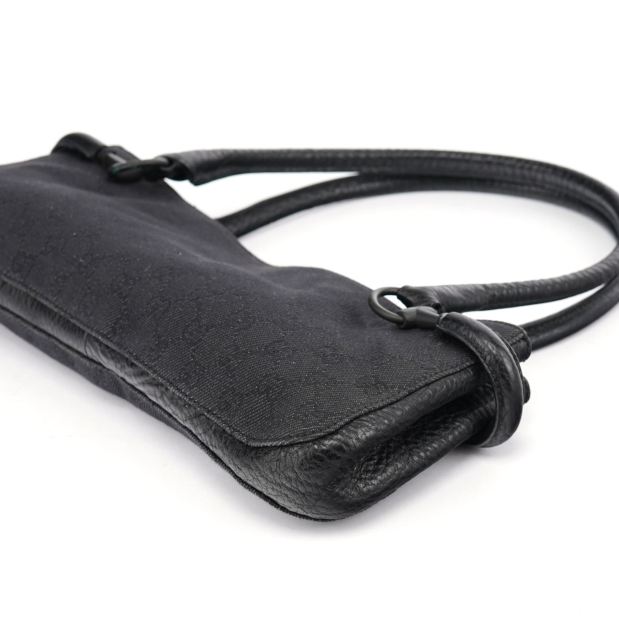 Anthracite Denim GG Horsebit Tote Bag