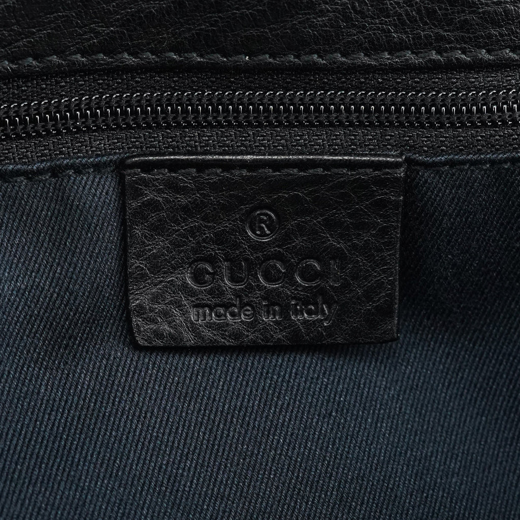 Anthracite Denim GG Horsebit Tote Bag