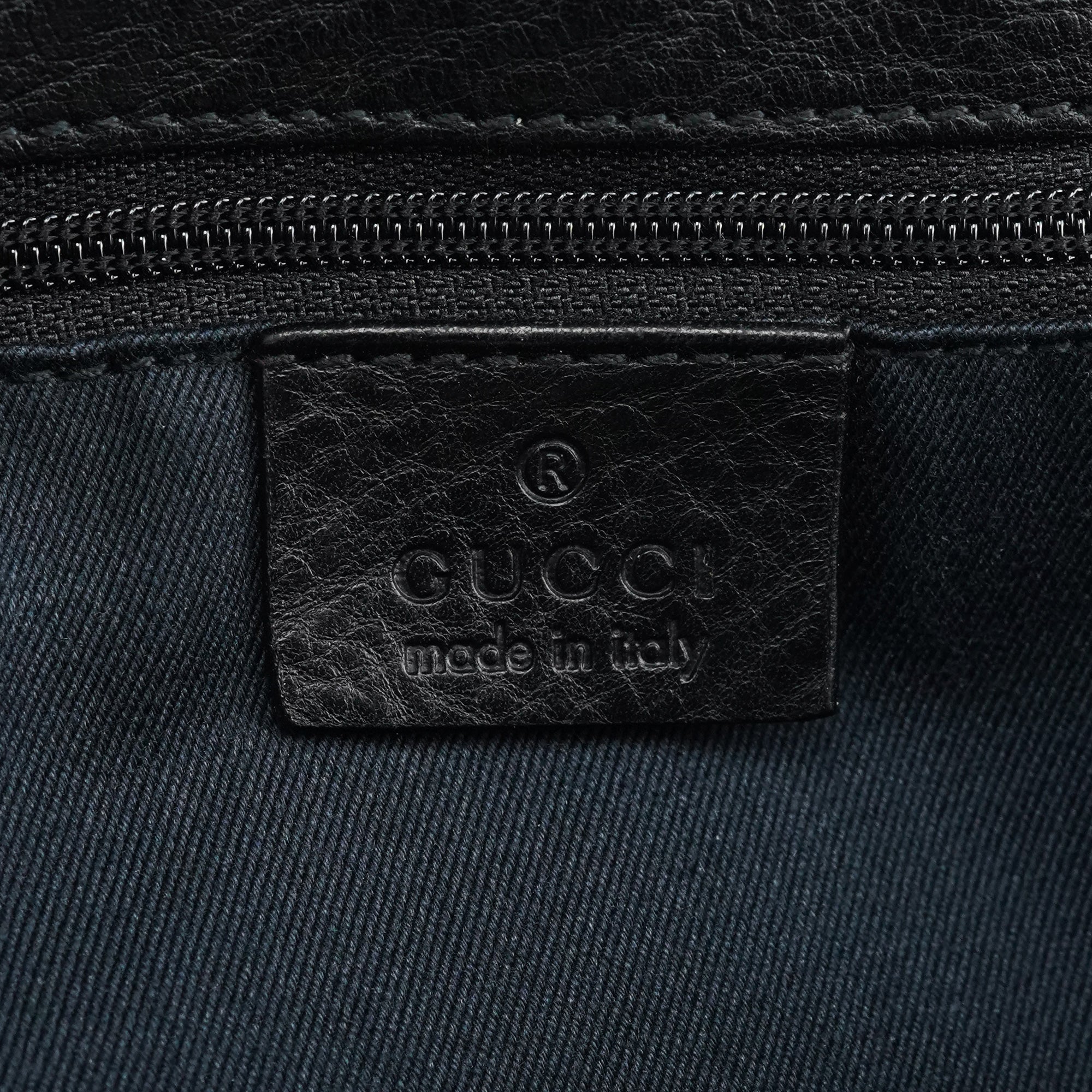 Anthracite Denim GG Horsebit Tote Bag