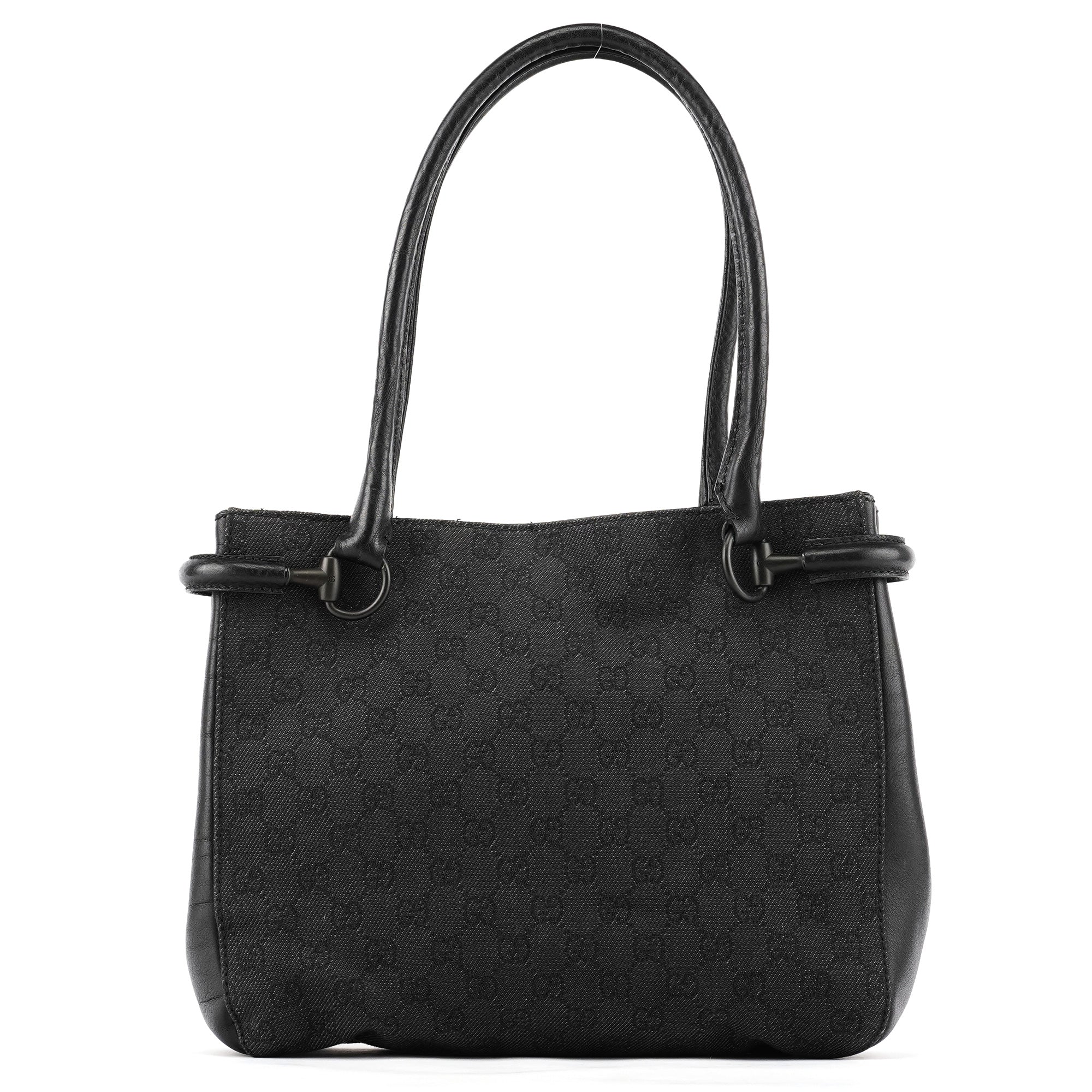 Anthracite Denim GG Horsebit Tote Bag