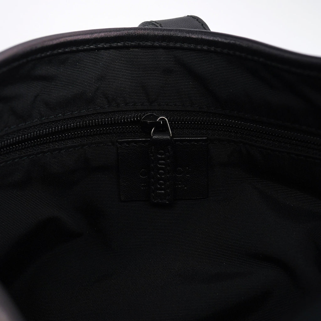 Anthracite Denim GG Jackie Shoulder Bag