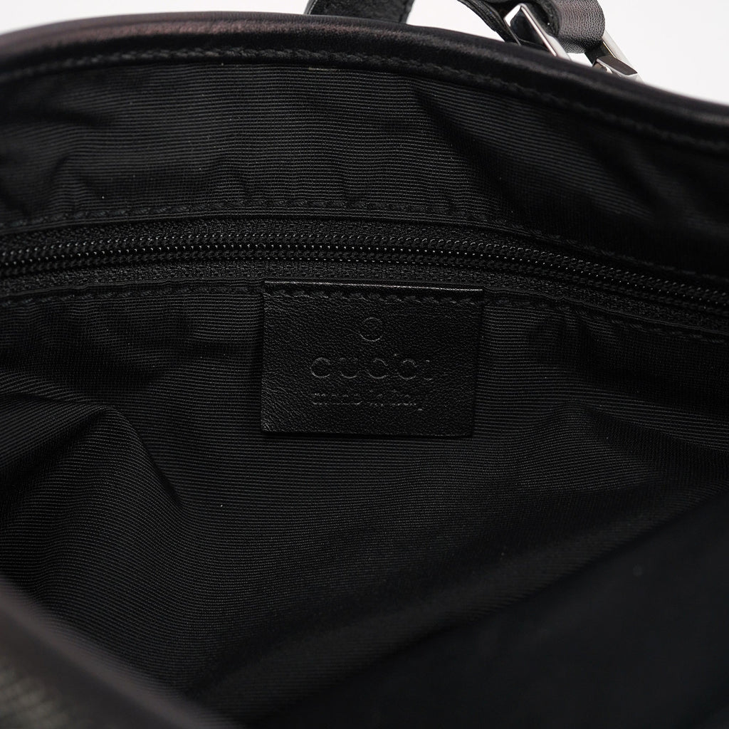 Anthracite Denim GG Jackie Shoulder Bag