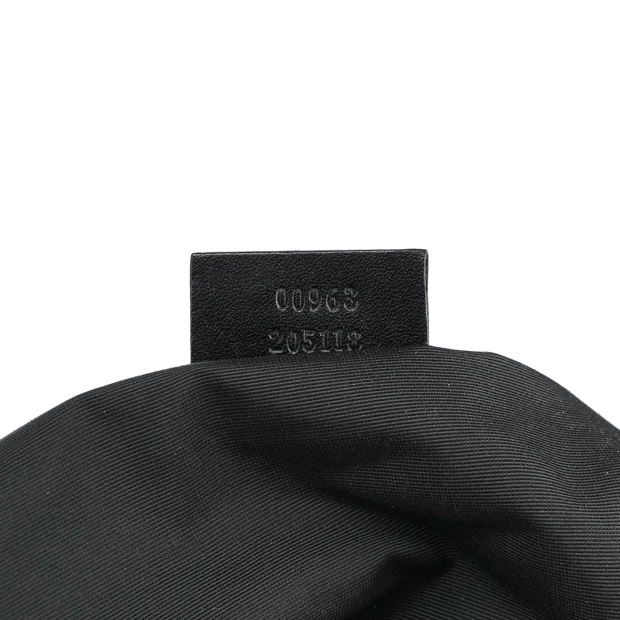 Anthracite Denim GG Jackie Shoulder Bag
