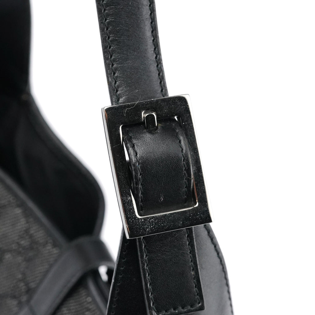 Anthracite Denim GG Jackie Shoulder Bag
