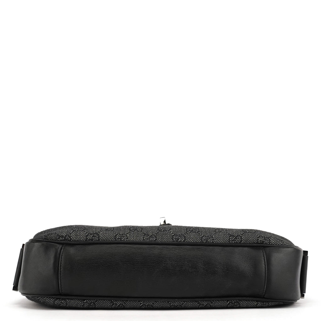 Anthracite Denim GG Jackie Shoulder Bag