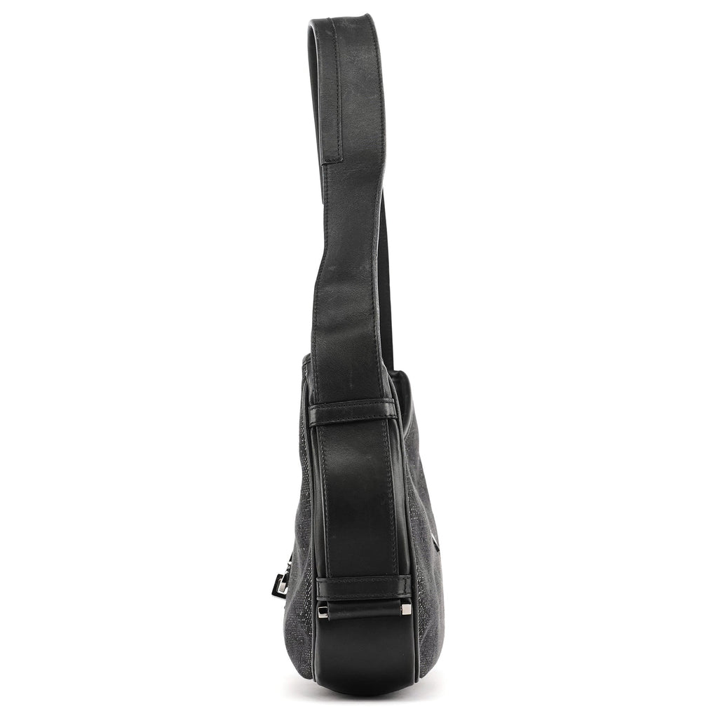 Anthracite Denim GG Jackie Shoulder Bag