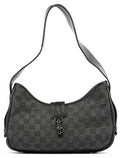Anthracite Denim GG Jackie Shoulder Bag