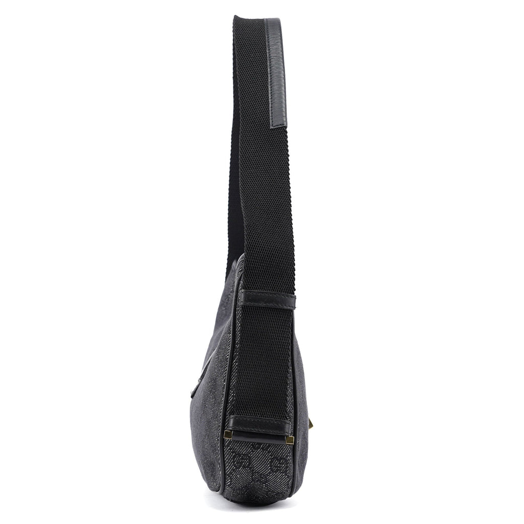 Anthracite Denim GG Jackie Shoulder Bag