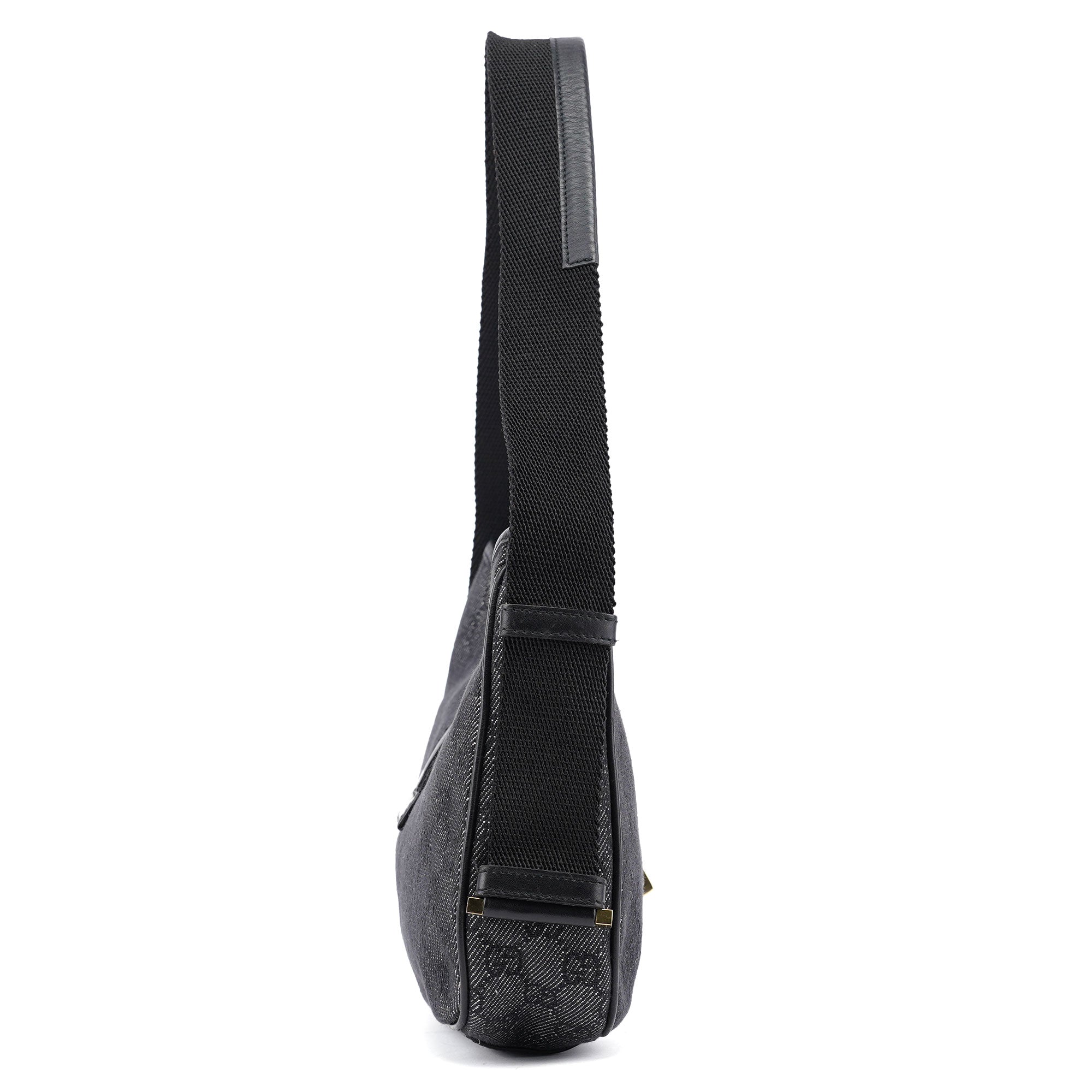 Anthracite Denim GG Jackie Shoulder Bag