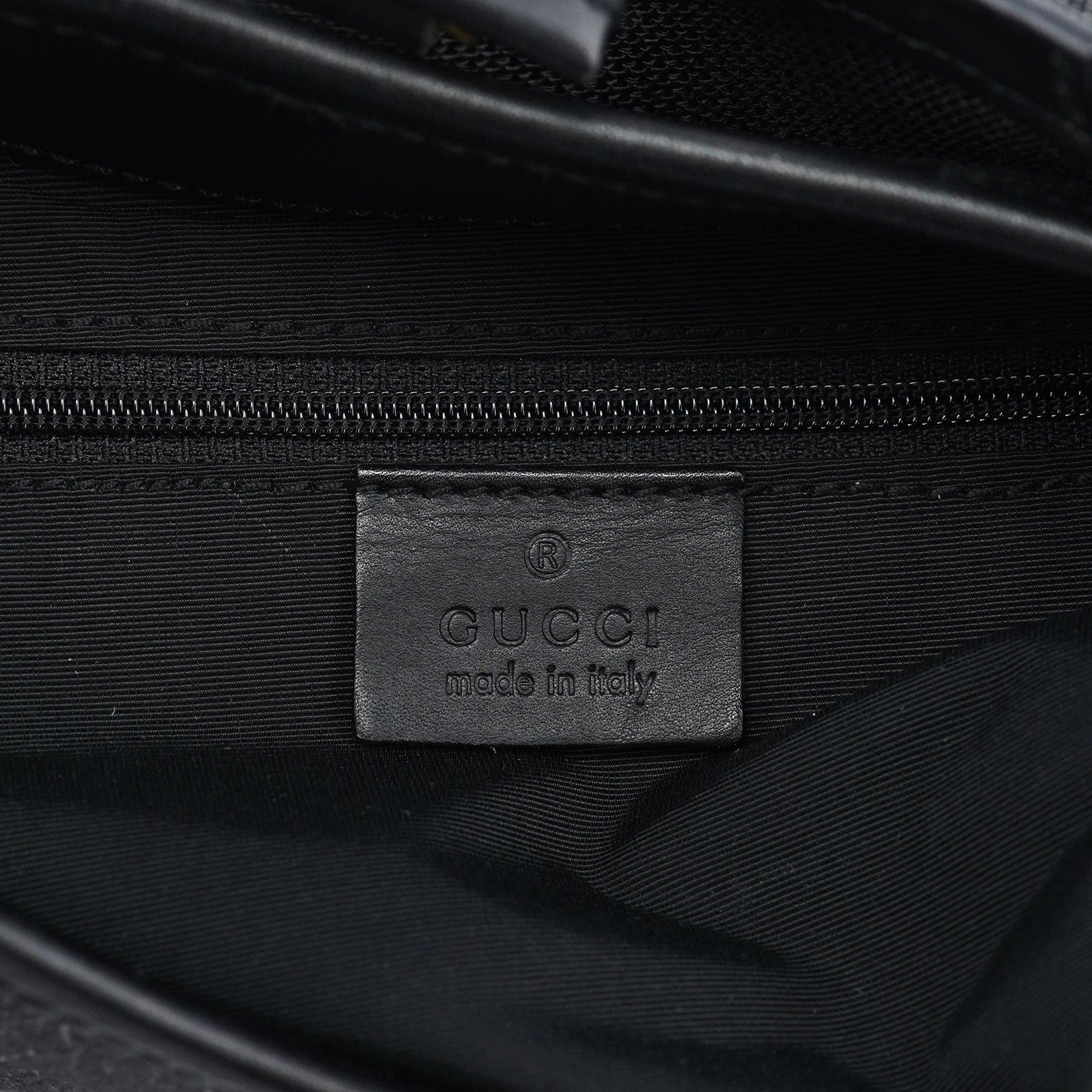 Anthracite Denim GG Jackie Shoulder Bag