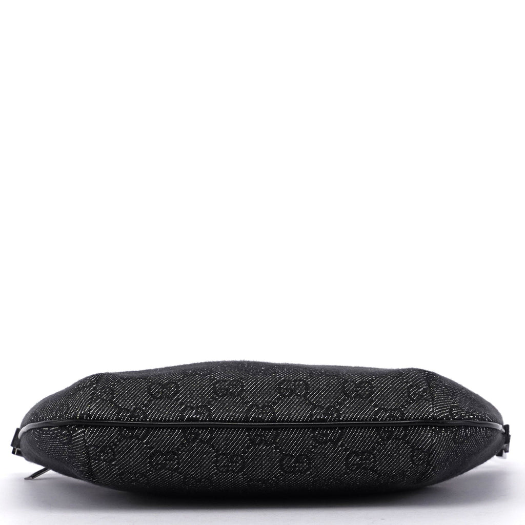 Anthracite Denim GG Shoulder Bag