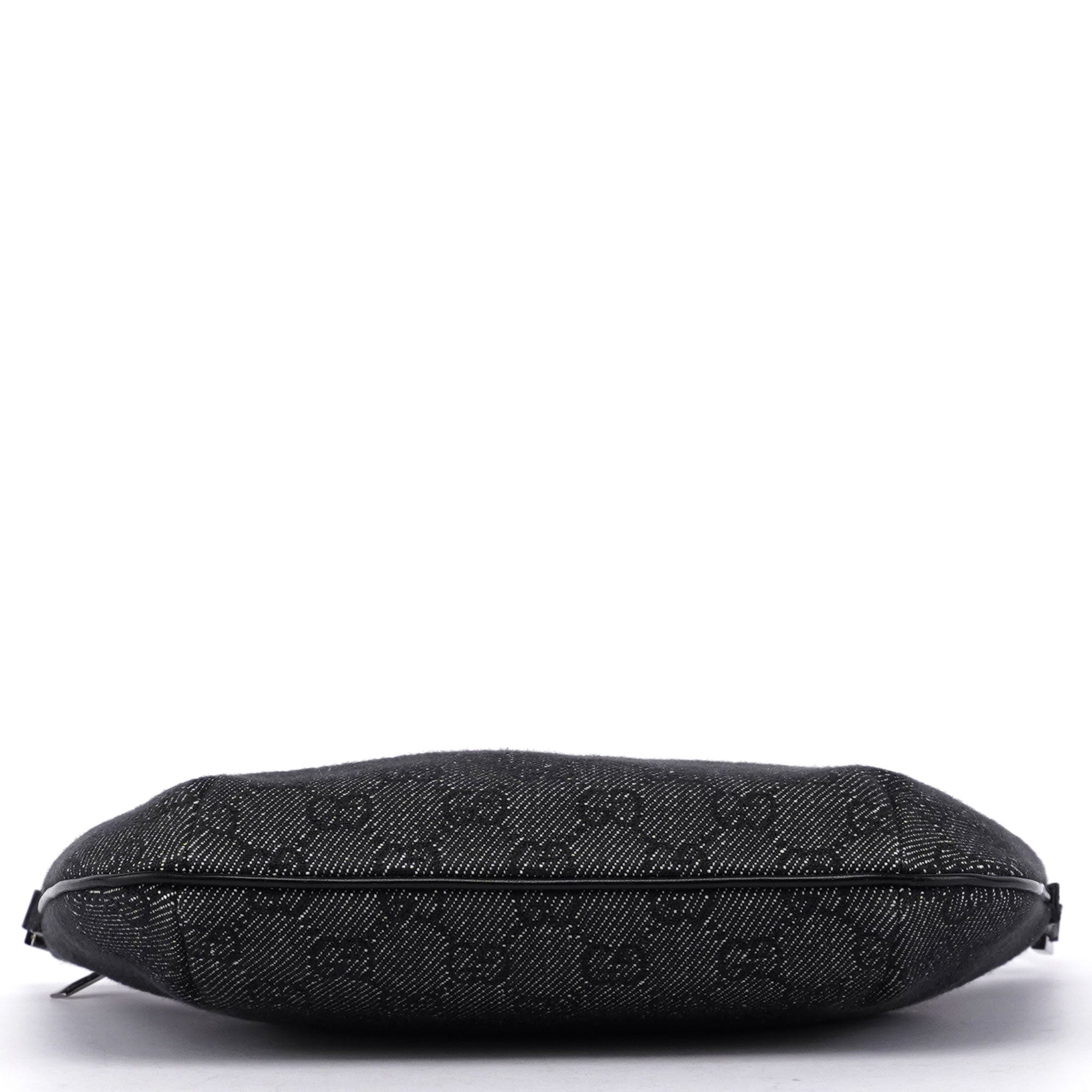 Anthracite Denim GG Shoulder Bag