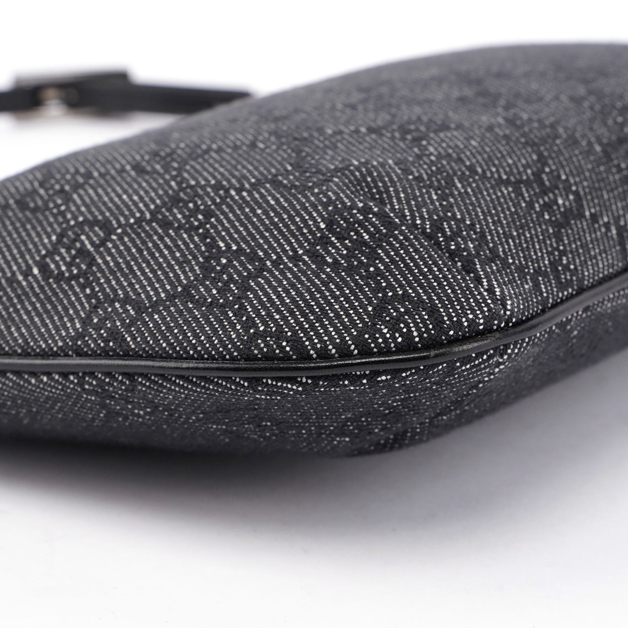 Anthracite Denim GG Shoulder Bag