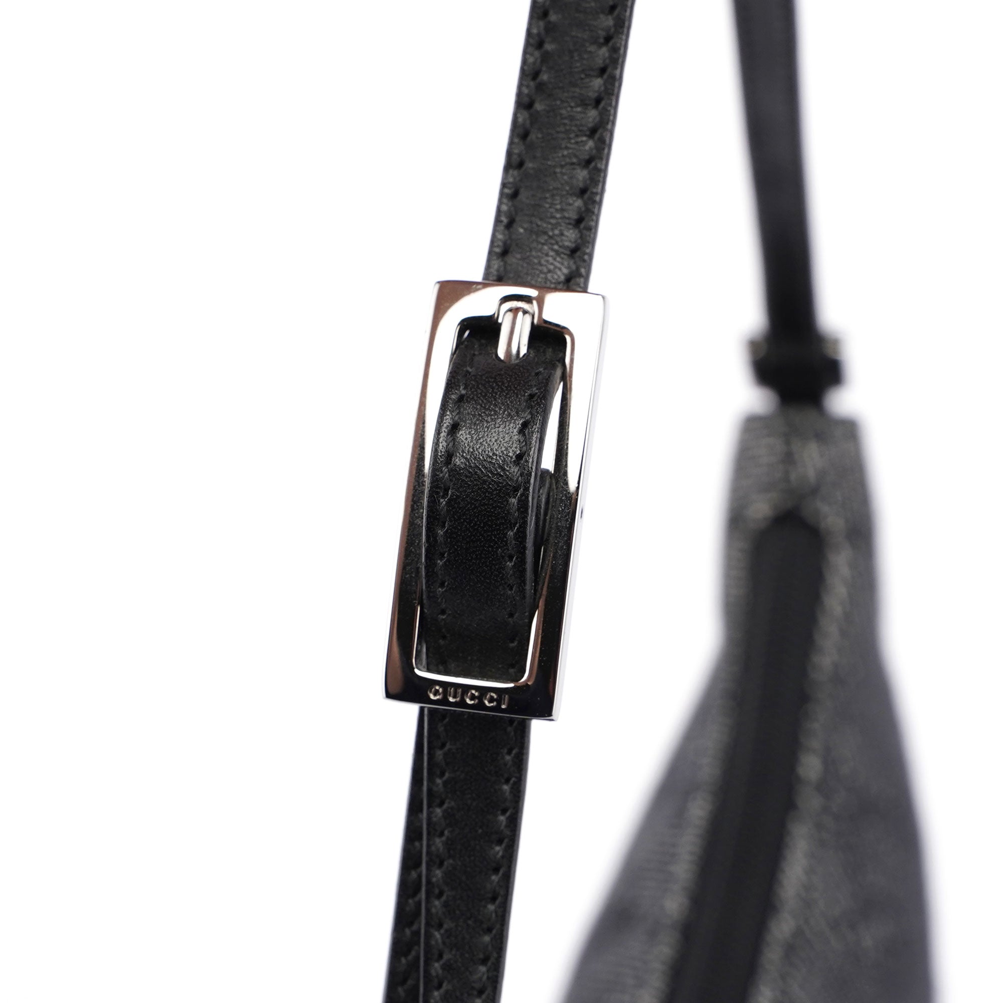 Anthracite Denim GG Shoulder Bag