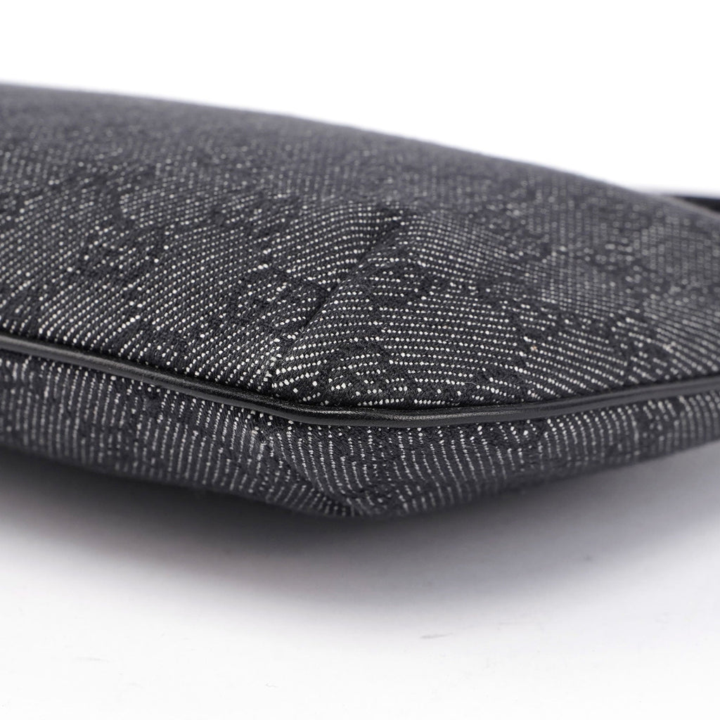 Anthracite Denim GG Shoulder Bag