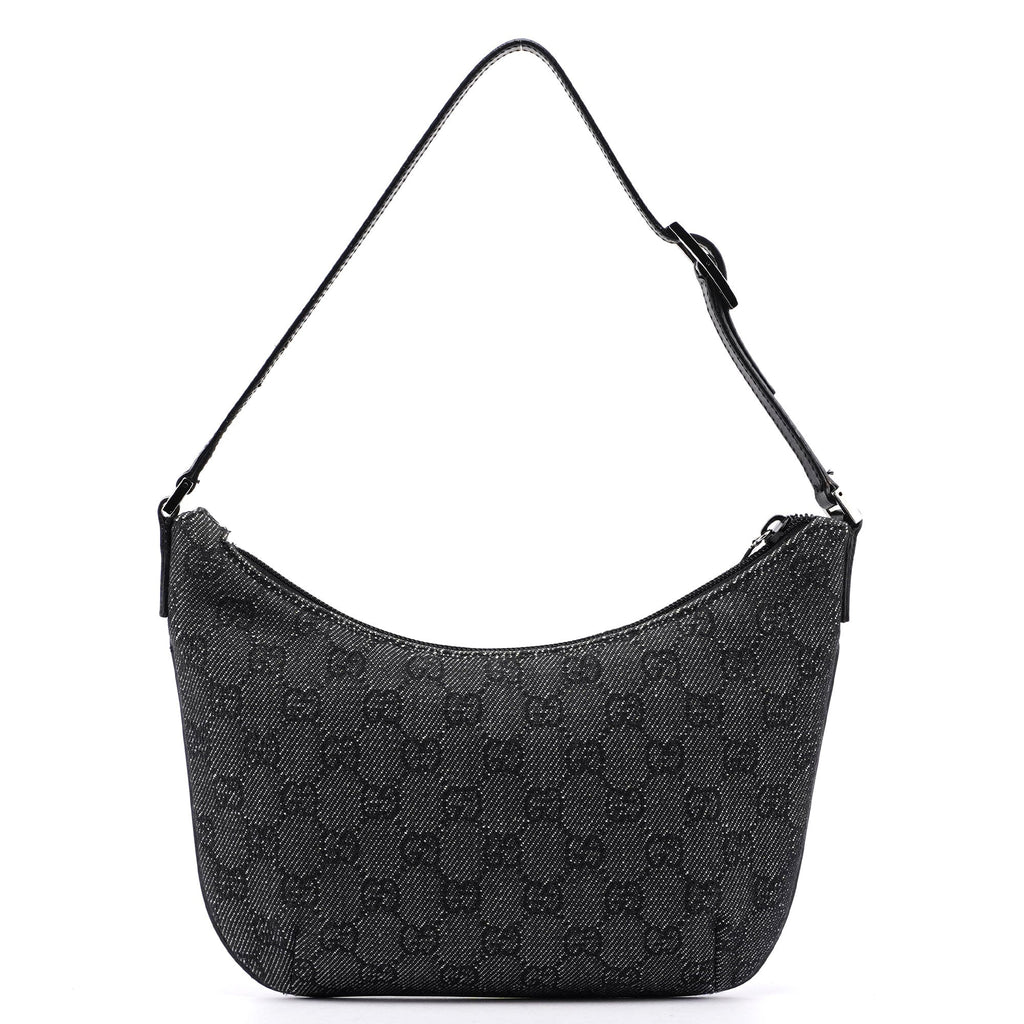 Anthracite Denim GG Shoulder Bag