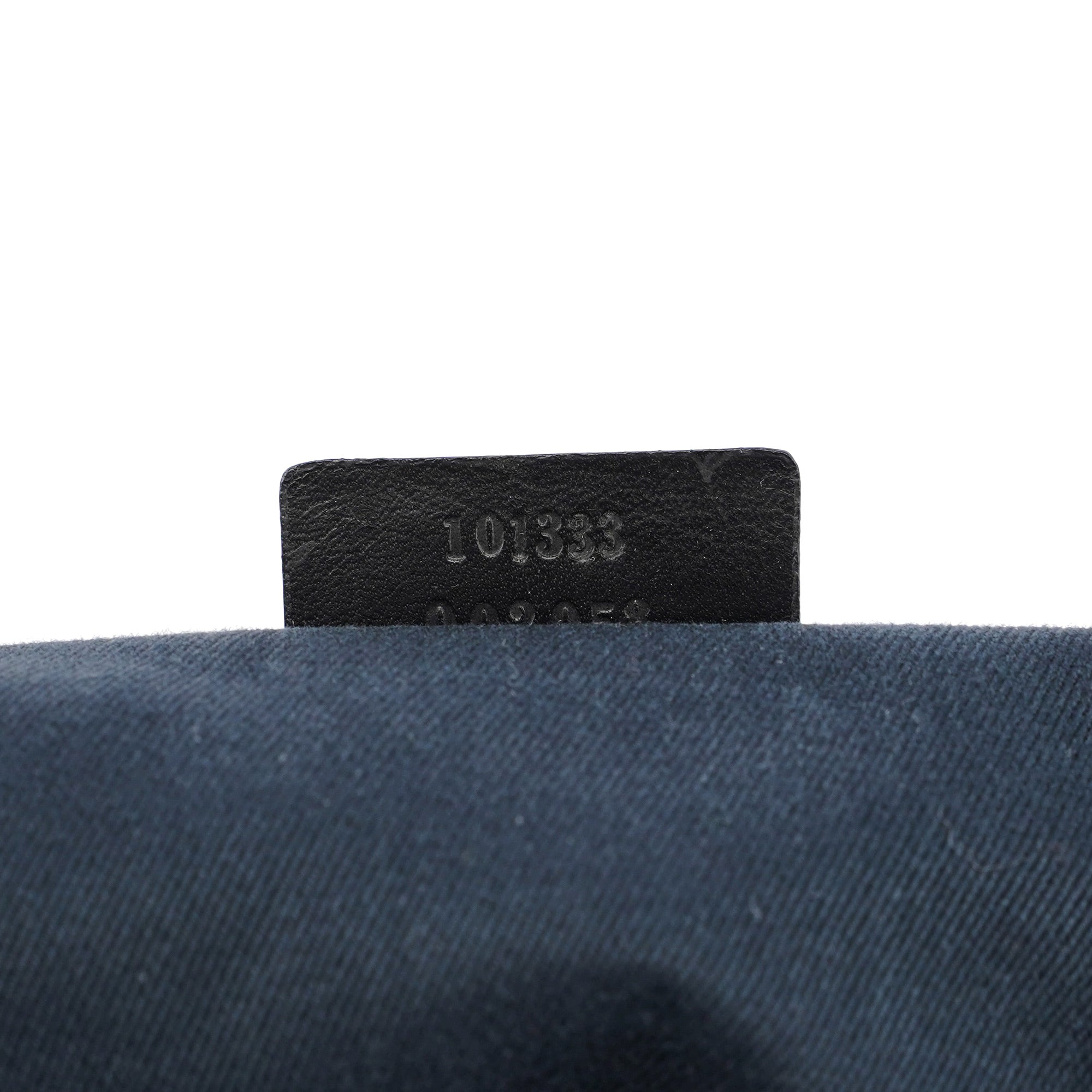 Anthracite Denim GG Shoulder Bag
