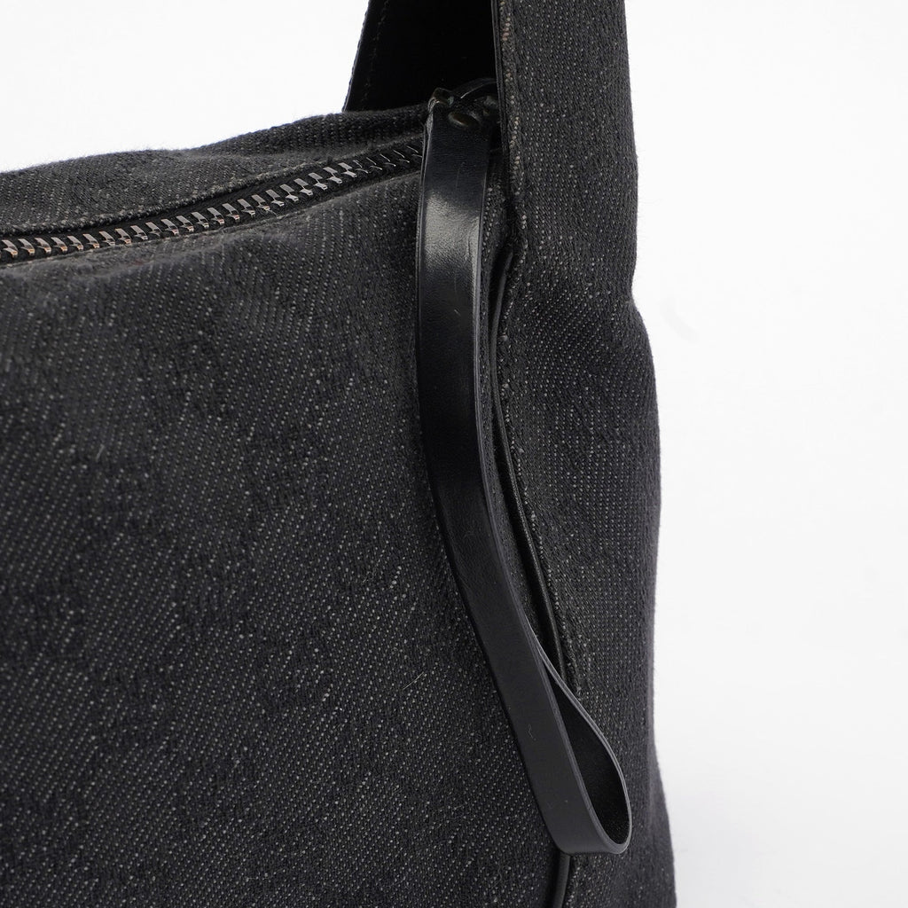 Anthracite Denim GG Shoulder Bag