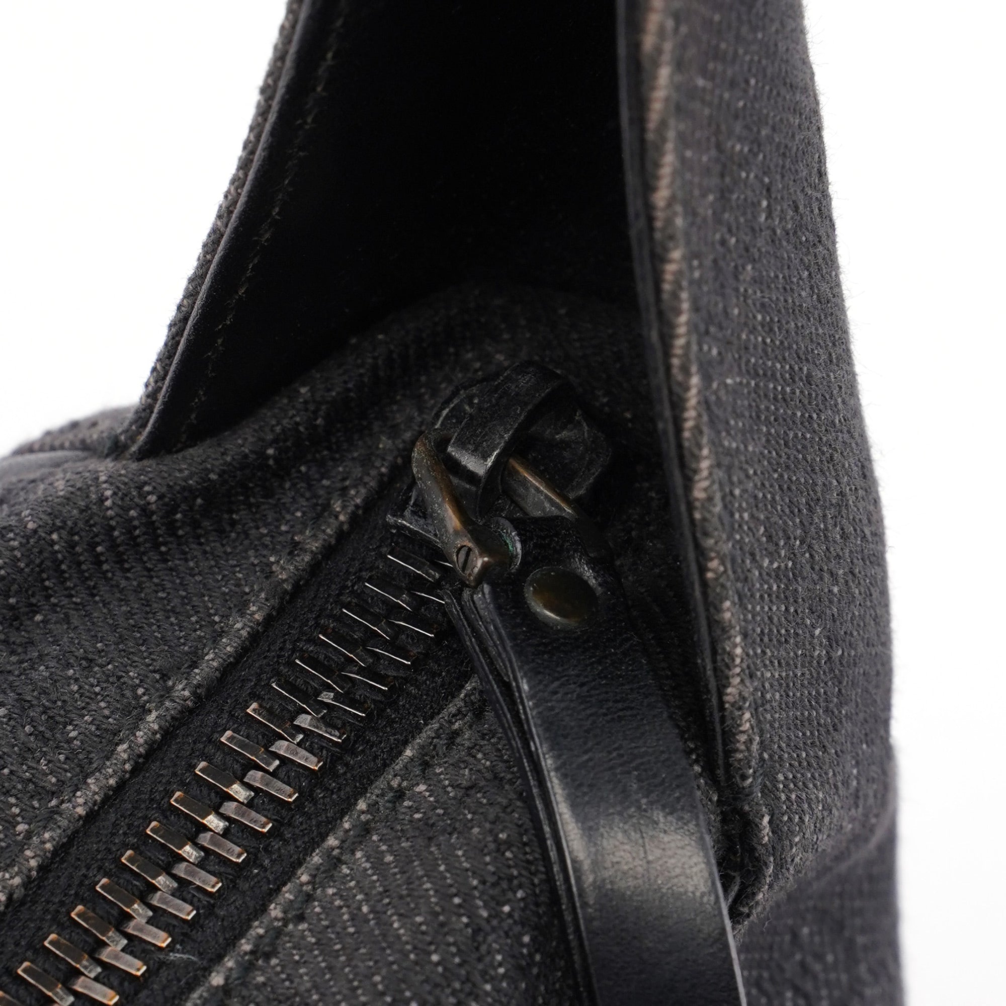 Anthracite Denim GG Shoulder Bag