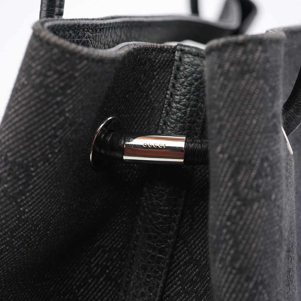 Anthracite Denim GG Tote Bag