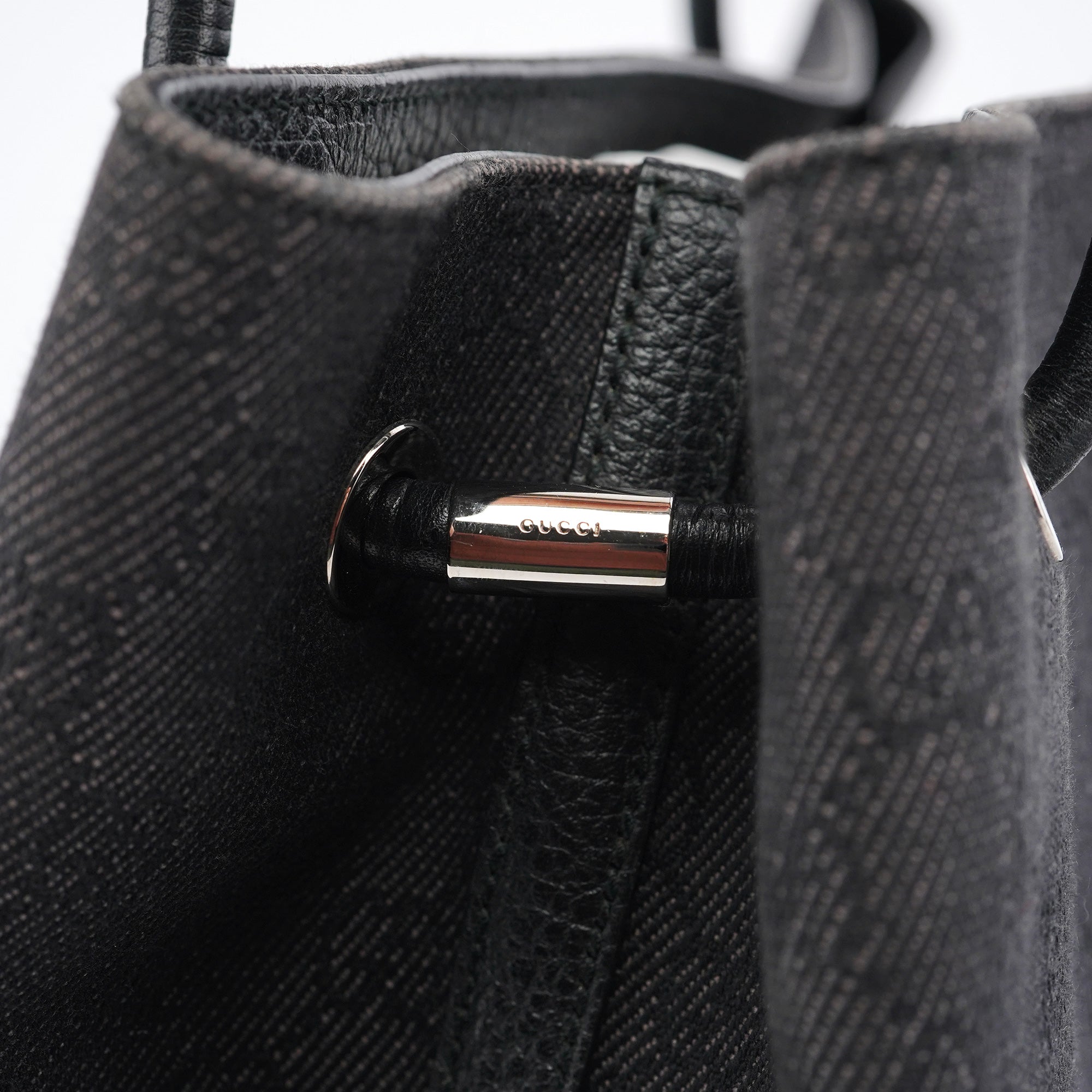 Anthracite Denim GG Tote Bag