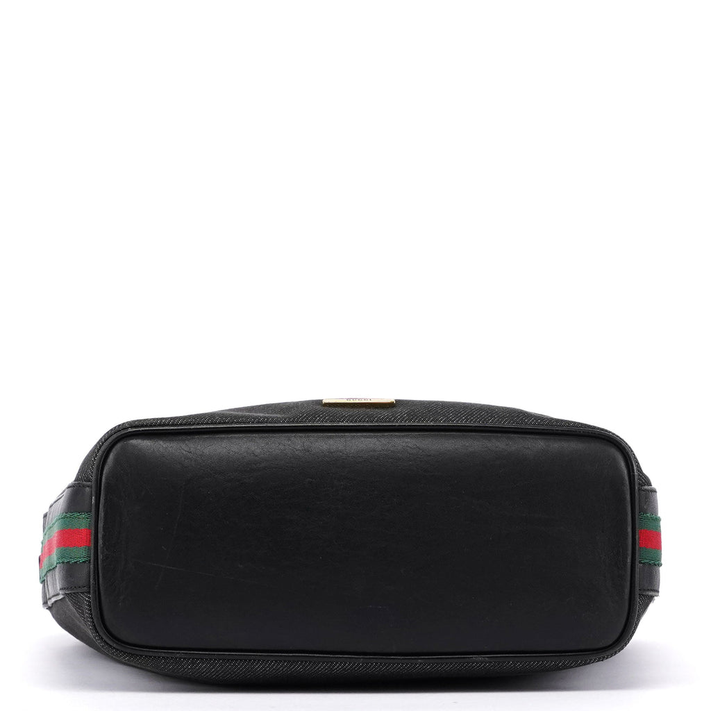 Anthracite Denim V Hobo Bag