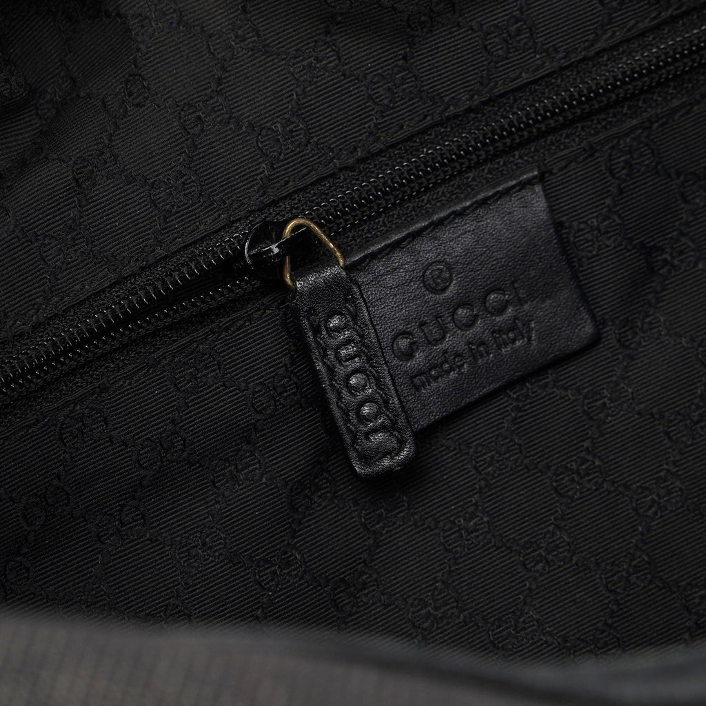 Anthracite Denim V Hobo Bag