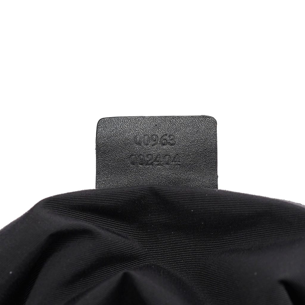 Anthracite GG Denim Jackie Shoulder Bag