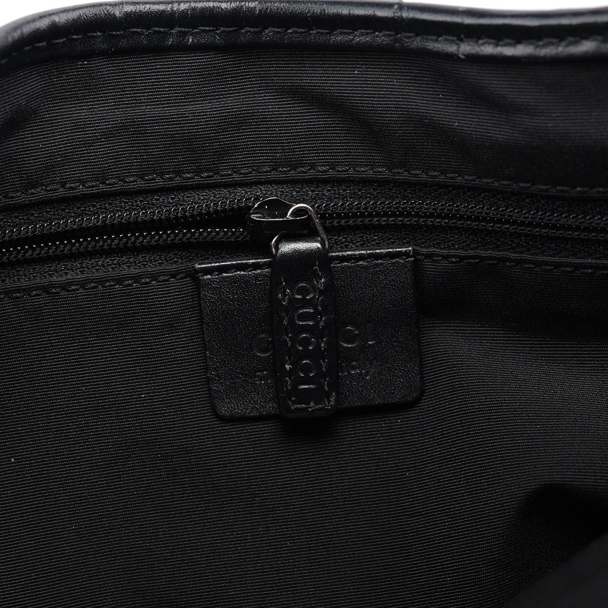 Anthracite GG Denim Jackie Shoulder Bag
