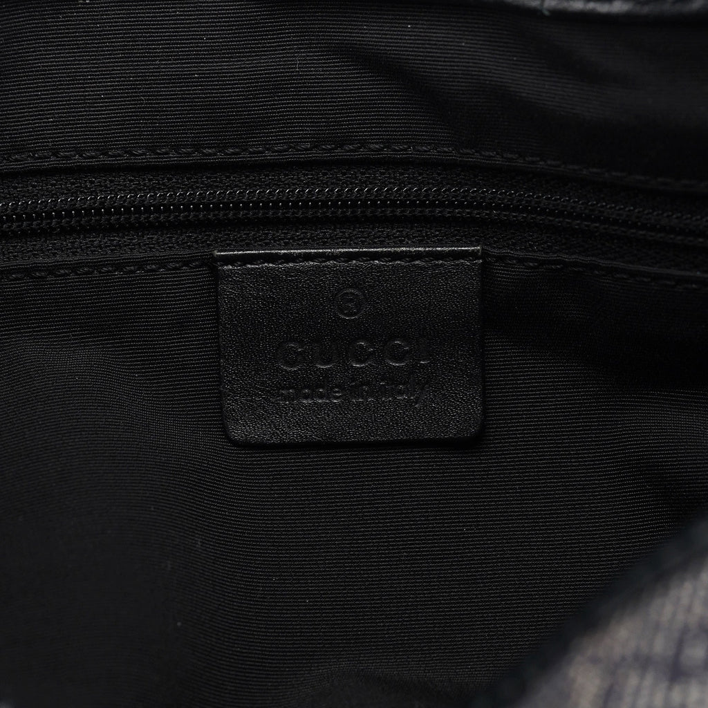 Anthracite GG Denim Jackie Shoulder Bag