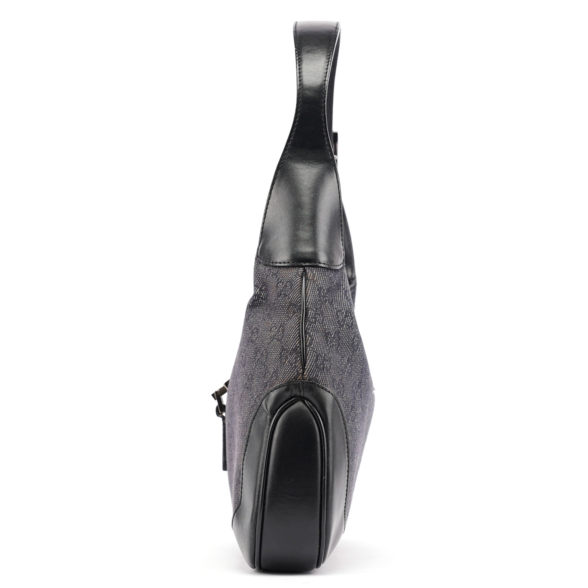 Anthracite GG Denim Jackie Shoulder Bag