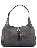 Anthracite GG Denim Jackie Shoulder Bag