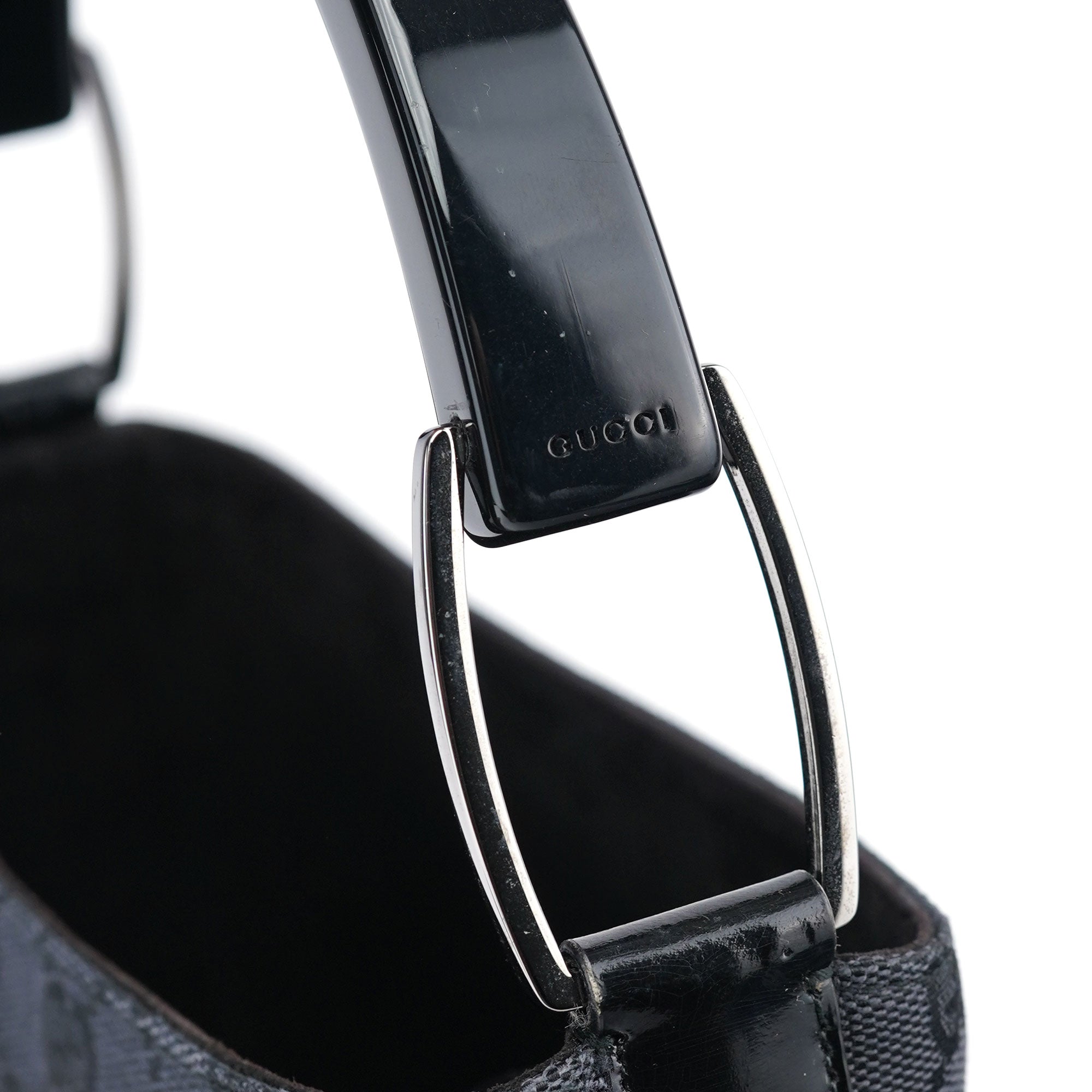 Anthracite GG Plastic Bucket Bag
