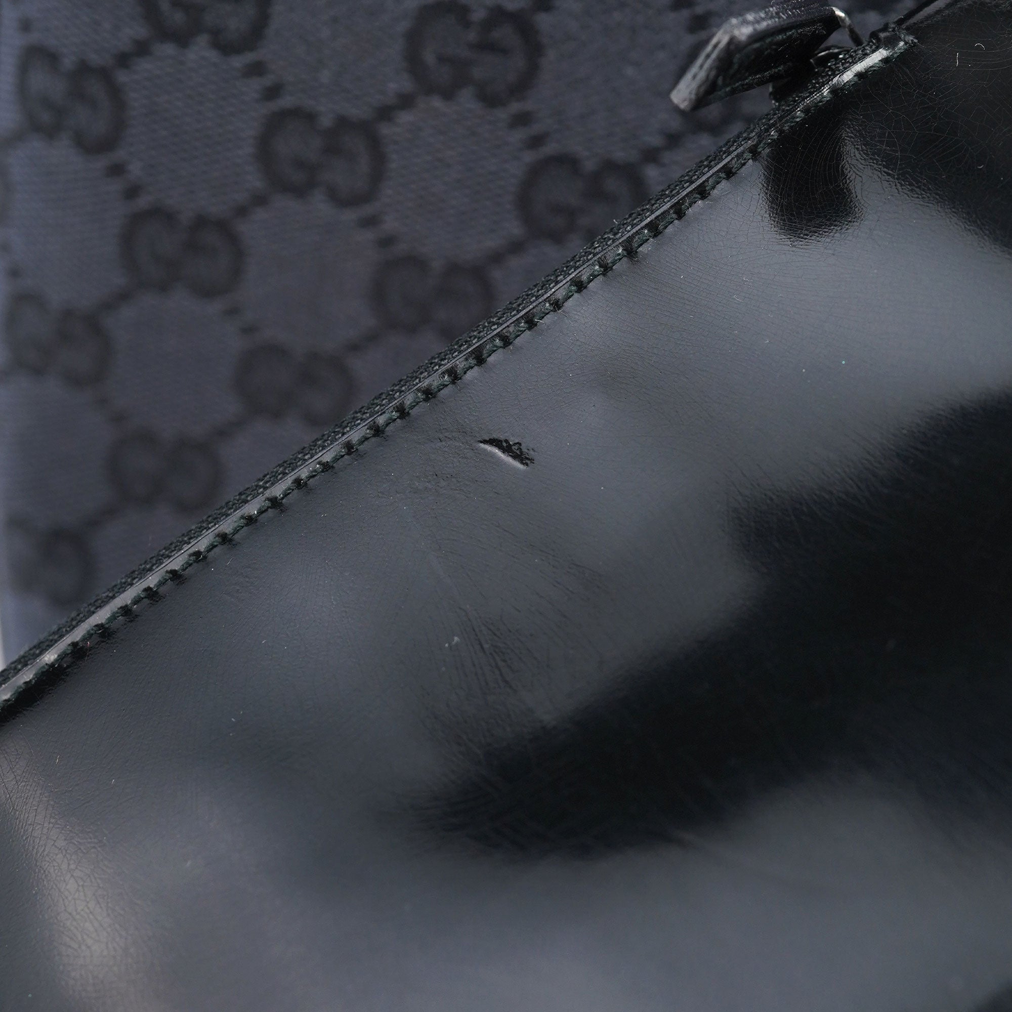 Anthracite GG Plastic Bucket Bag