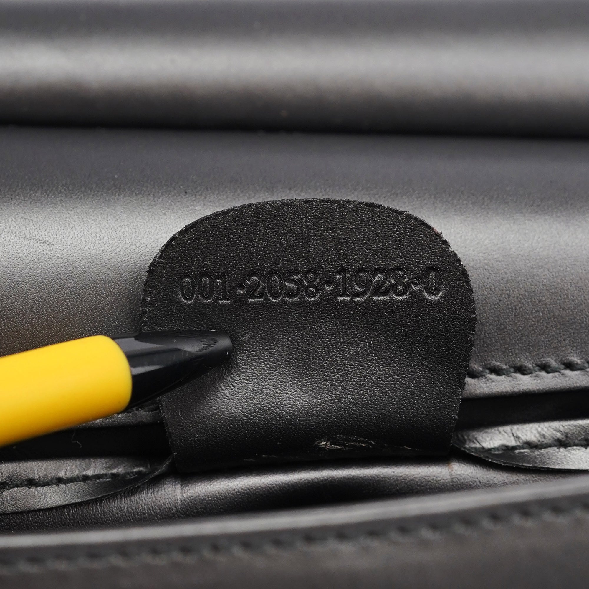 Anthracite Leather Frame Shoulder Bag