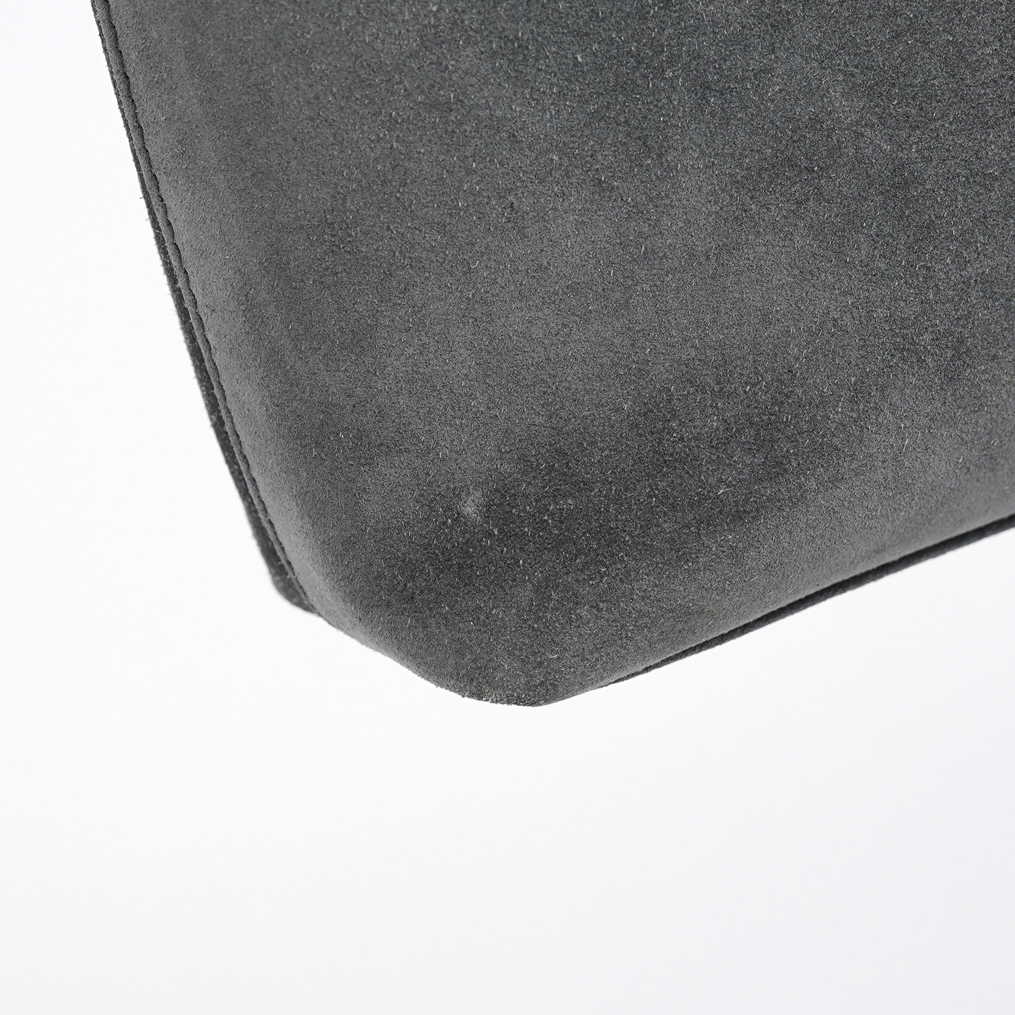 Anthracite Suede 2-Way Tote Bag