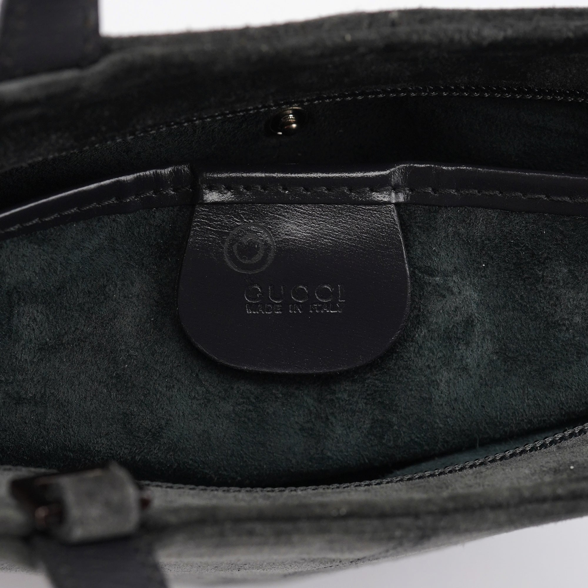 Anthracite Suede 2-Way Tote Bag