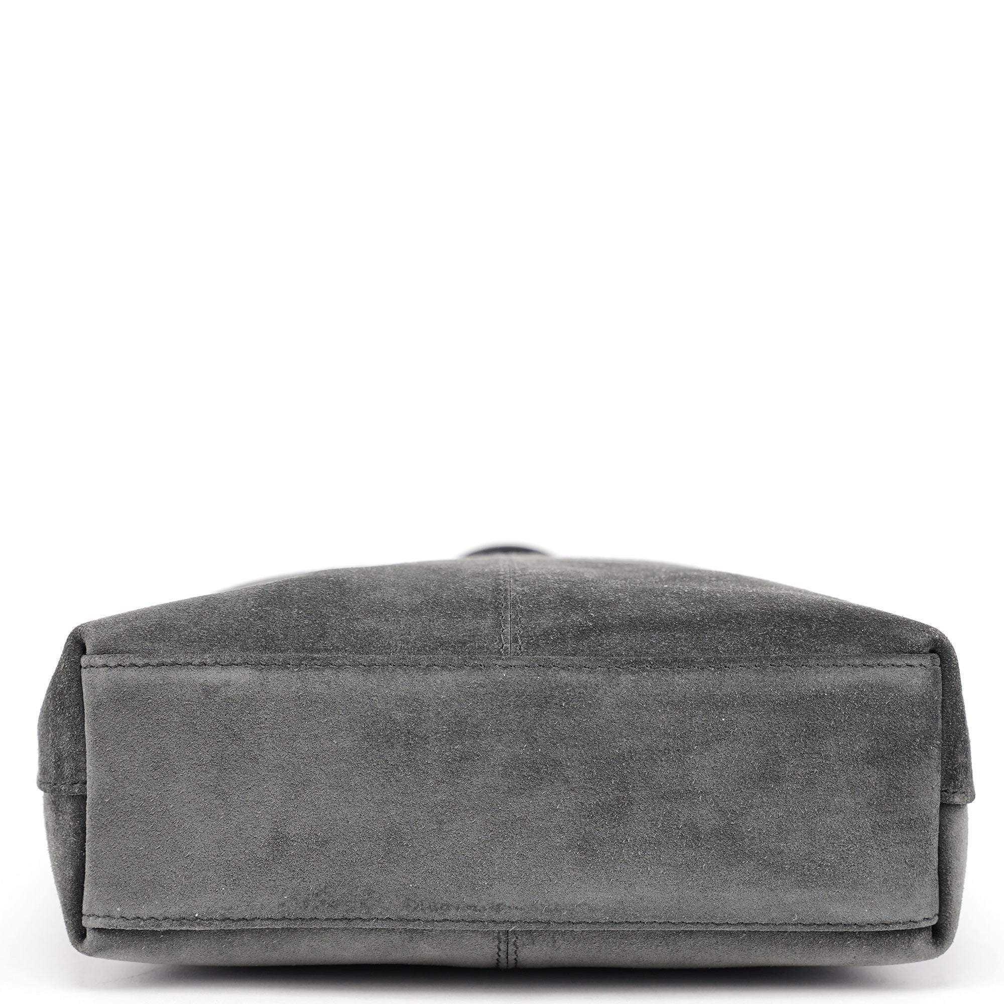 Anthracite Suede 2-Way Tote Bag
