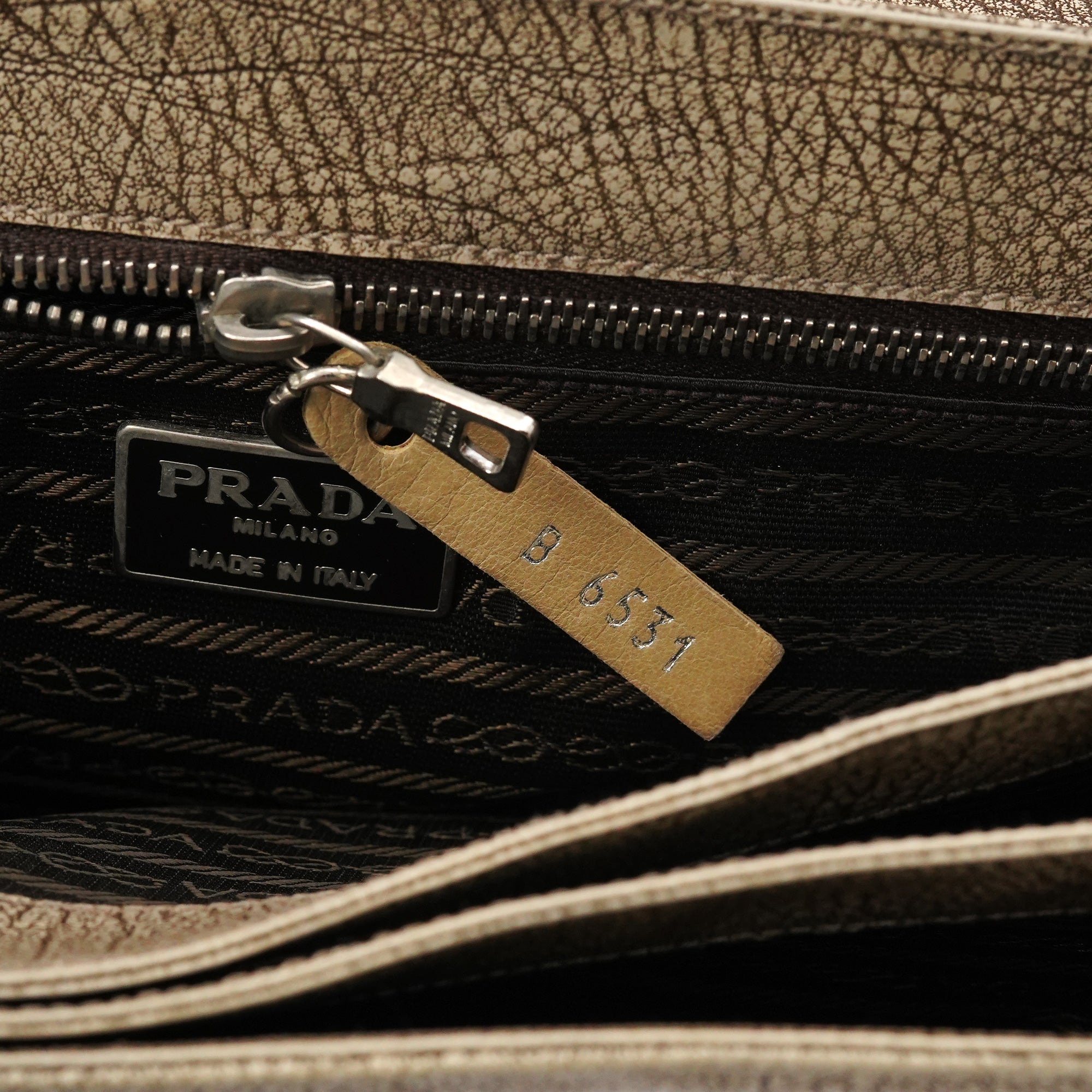 B6351 Beige Llama Leather Belt Shoulder Bag
