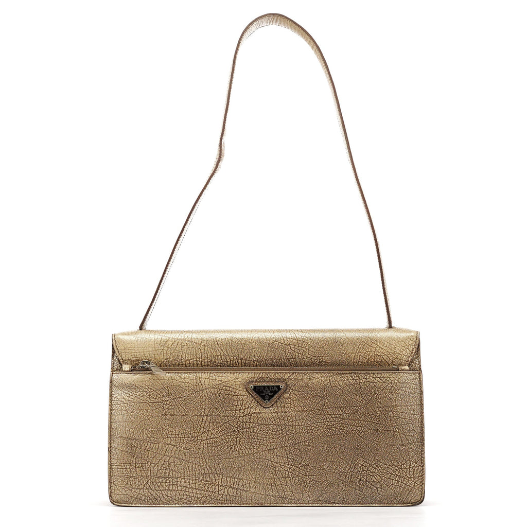 B6351 Beige Llama Leather Belt Shoulder Bag